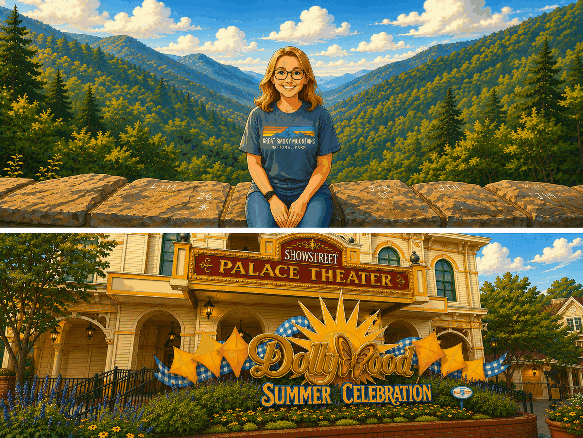 Skye in the Smoky Mountains and Dollywood